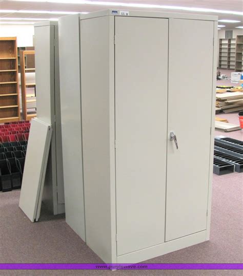 second hand steel cabinet|storage cabinet with doors metal.